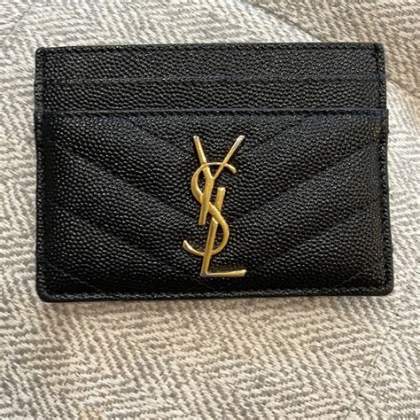 monogram card case ysl|ysl card holders.